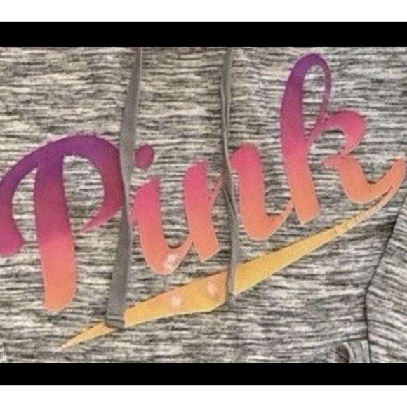 Gray Hoodie By Victorias Secret Pink Size S - Picture 10 of 11